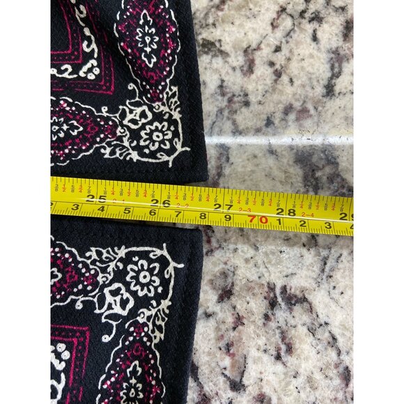 Coldwater Creek Paisley Blazer 14 Black/Multi Sophisticated Boho Chic - Picture 10 of 11